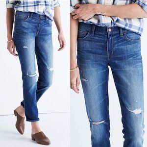 Madewell The Slim Boyjean in Brinville Wash: Rip and Repair Edition 24